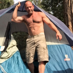 horny-dads:  Camping with Daddy  horny-dads.tumblr.com   