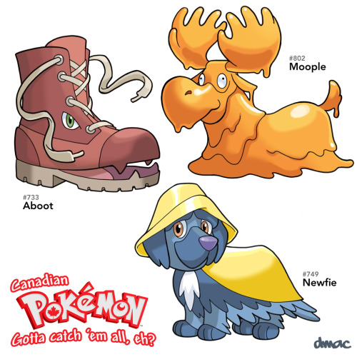 fakemon:  darrencalvert:  Canadian Pokémon adult photos