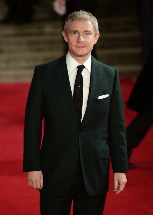 Martin Freeman attends the Royal Film Performance of ‘Spectre’ at Royal Albert Hall on O