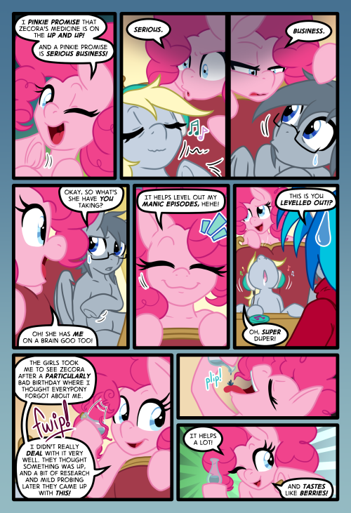 Lonely Hooves 4-10Winter gloom is setting in outside, time to fill the comic with ponk to offset the