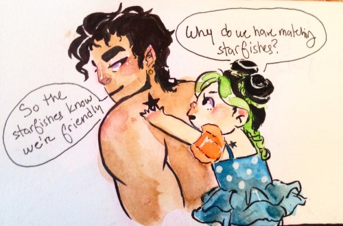 gabbydrawscrappo:  Starfishes 