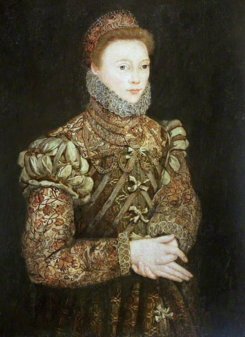 Portrait of an Unknown Lady ( possibly Anne Paget, Lady Sharington) by the Master of the Countess of