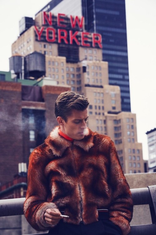 justdropithere:Janis Ancens by Dean Isidro - GQ Style Russia, FW17