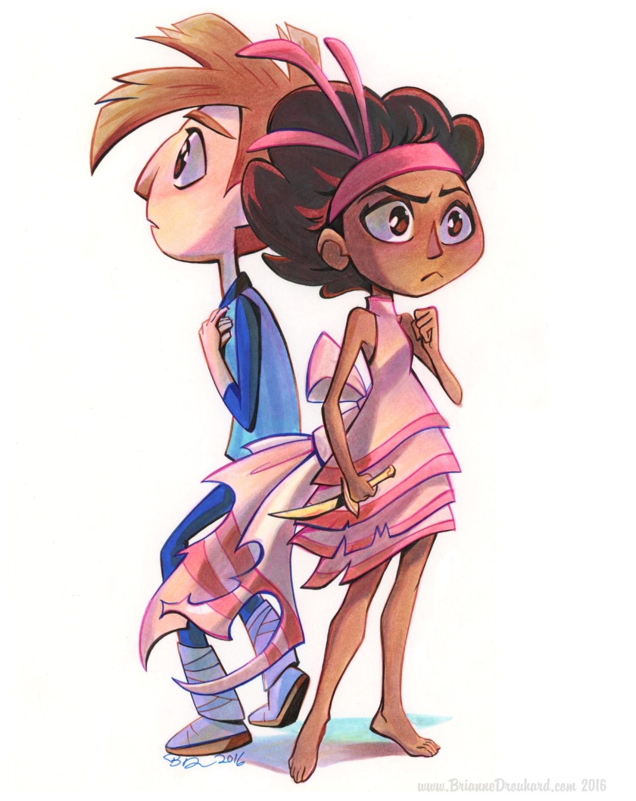 briannedrouhard:  Art for “The Art of Broken Age Exhibit” at Gallery Nucleus.