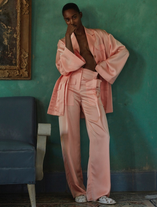 shadesofblackness: Melodie Monrose photographed by Alvaro Beamud Cortes for Stylist France