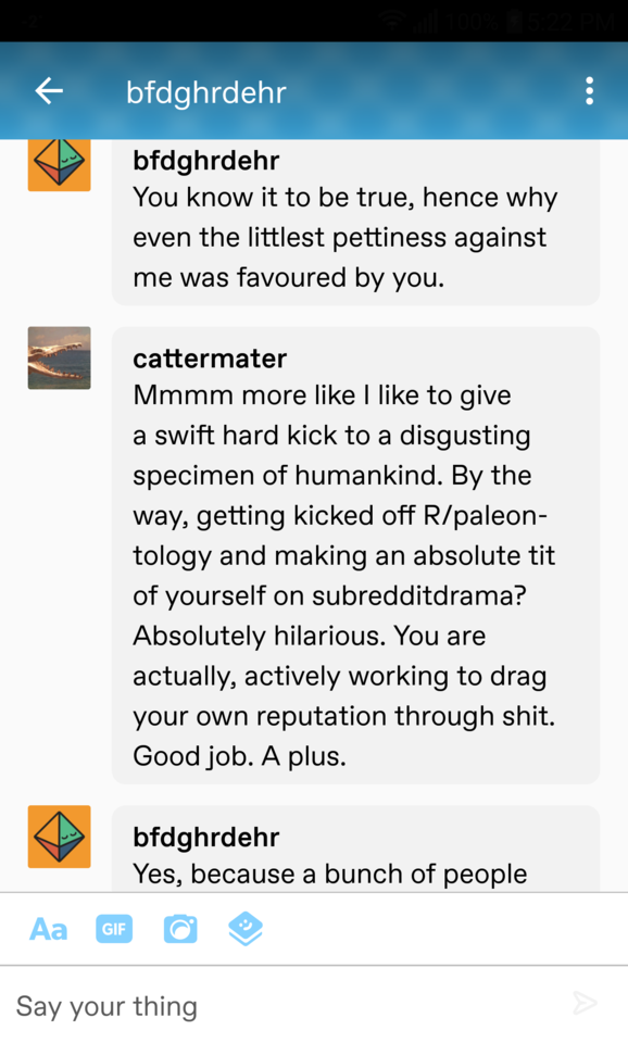 I'm Just Sticking This Here As A Record Of An Encounter With A Terrible Person.