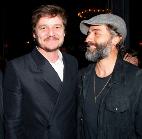 curiouswildi:Pedro Pascal and Oscar Isaac at the ‘King Lear’ opening night after party a