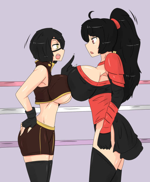  Raven and Cinder ready for rumble 