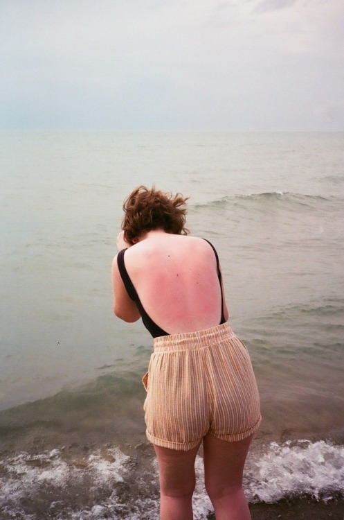 churchnotmadewithhands:my friend river at the dunes a couple months ago on either fuji superia 200 o