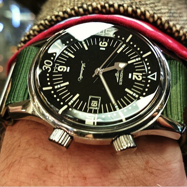 longines legend diver nato