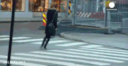 setting-the-world-on-fire:  khaleesibeyonce:  onlylolgifs:   People blown over in streets as Storm Ivar hits Norway  you’ve been hit by you’ve been struck by a smooth criminal   This looks like the tilt the set thingy