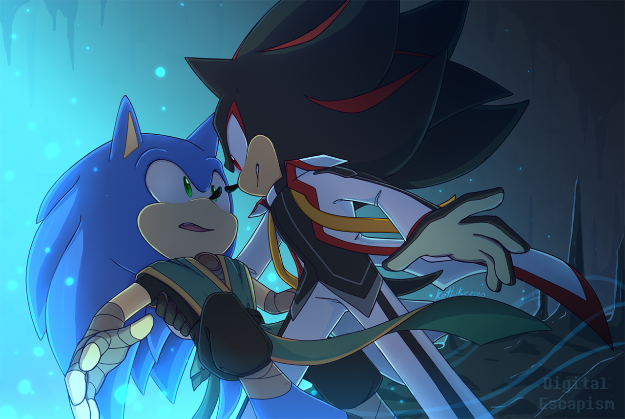 Sonic & Shadow Read SONADOW Fan Fictions! - MY EDGELORD 