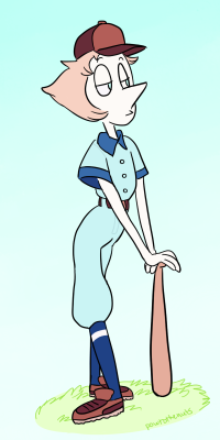 powtothenuts:  so i drew baseball Pearl (Earl)