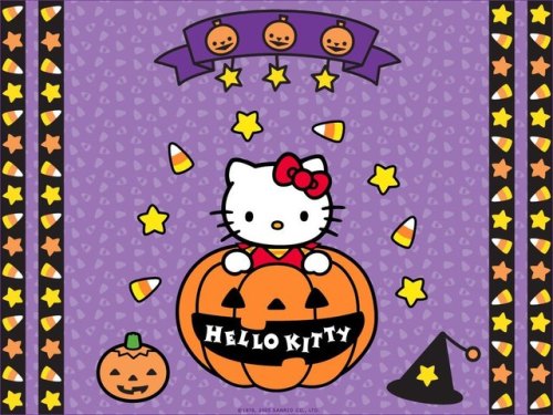 toywaving: Hello Kitty Halloween Wallpapers [ x ]