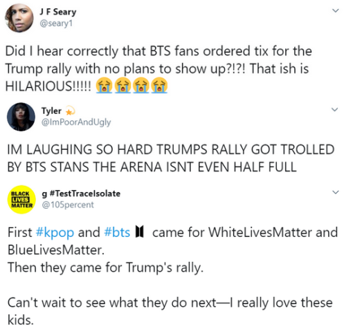 KPOP FANS/BTS ARMY RUINED TRUMPS RALLY!!!