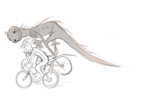windvous:  oh, so this is what i did at 4 am„, I first saw the onoda mouse creature on sketchuli’s blog so go check them out if you want to look at adorable things!