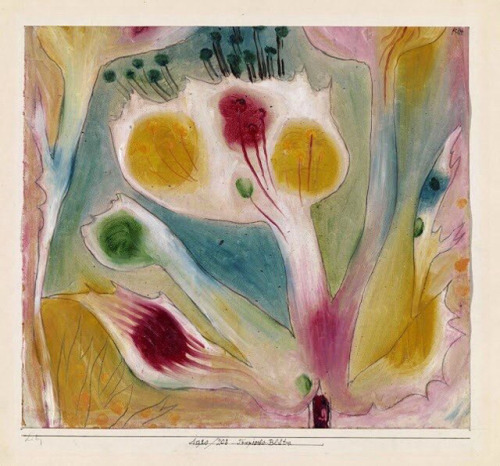 retroavangarda:Paul Klee – Tropical blossom, 1920