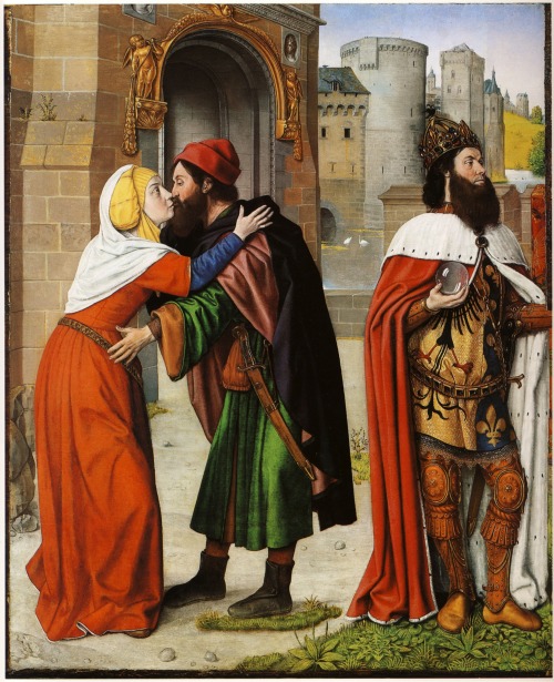 Charlemagne and the Meeting at the Golden Gate, by Jean Hey, National Gallery, London.