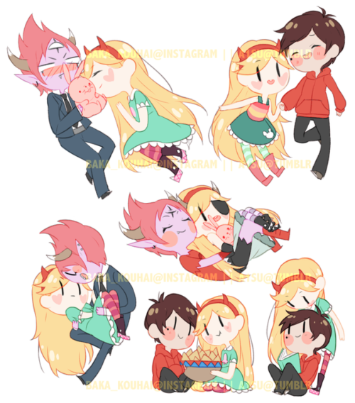 a1su:STARTOM & STARCO || STICKERSI love both ships, halp