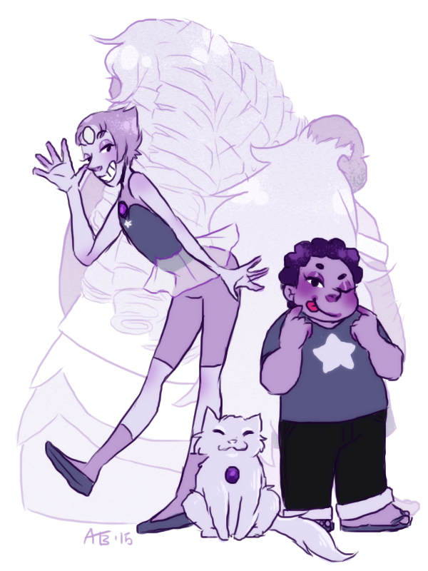 asutori:  Steven Universe 30 Day Art MemeDay 6: Favorite Amethyst transformationi