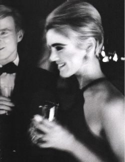 theswinginsixties:  Andy Warhol and Edie