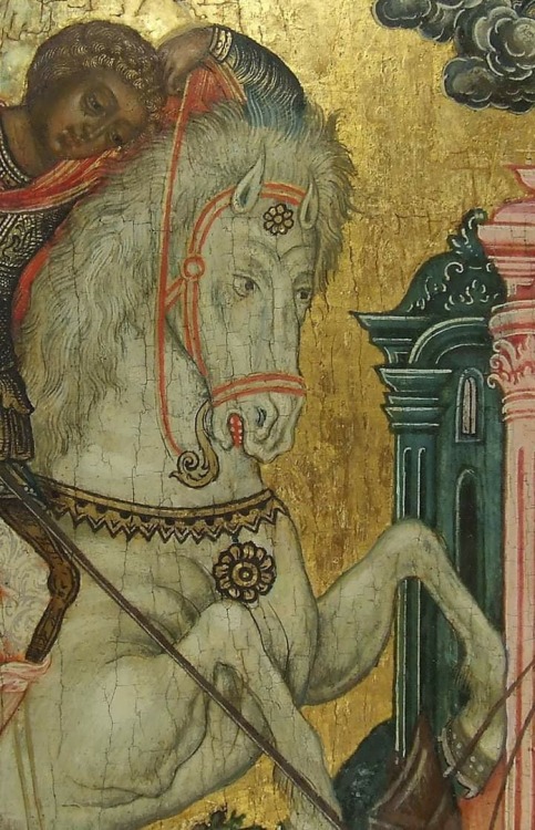 cappellapaolina:Horse of St. George the Victorious. Fragments of icons