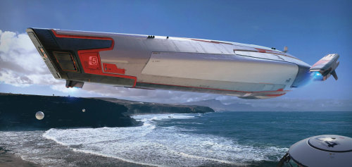 this-is-cool:The super sleek sci-fi concept designs of Andrian Luchian - https://www.this-is-cool.co