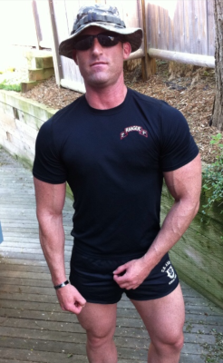 onlymilitarystuff:  #ass #dick #jock #leather #military #muscle #scruff #solo #tight #submitted