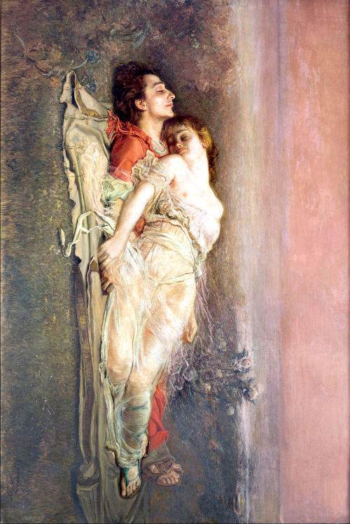 srednod: Tristan and Isolde (rotated) Rogelio de Egusquiza 1910