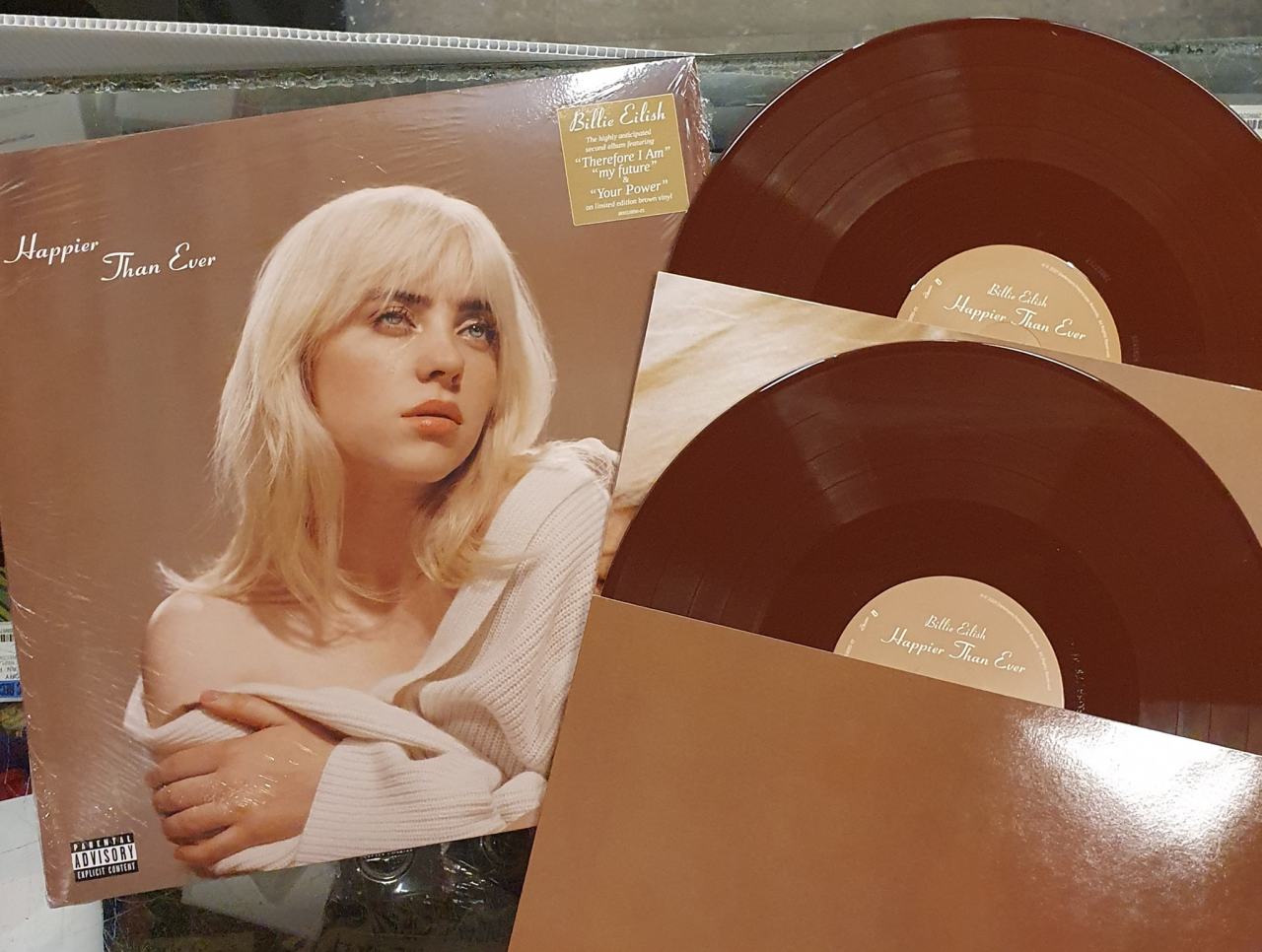 Billie Eilish - Happier Than Ever (Limited, Indie Exclusive, Brown Vinyl)  (2 LP)