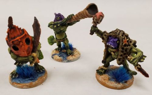 First Batch Of Fishmen And Other Aquatic Creatures From Recent Commission.