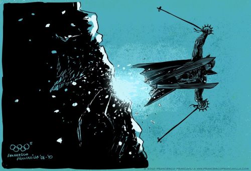 geek-art:  Geek-Art.net Winter SUPER Olympics by Francesco Francvilla ! The whole series here.   #geekart 