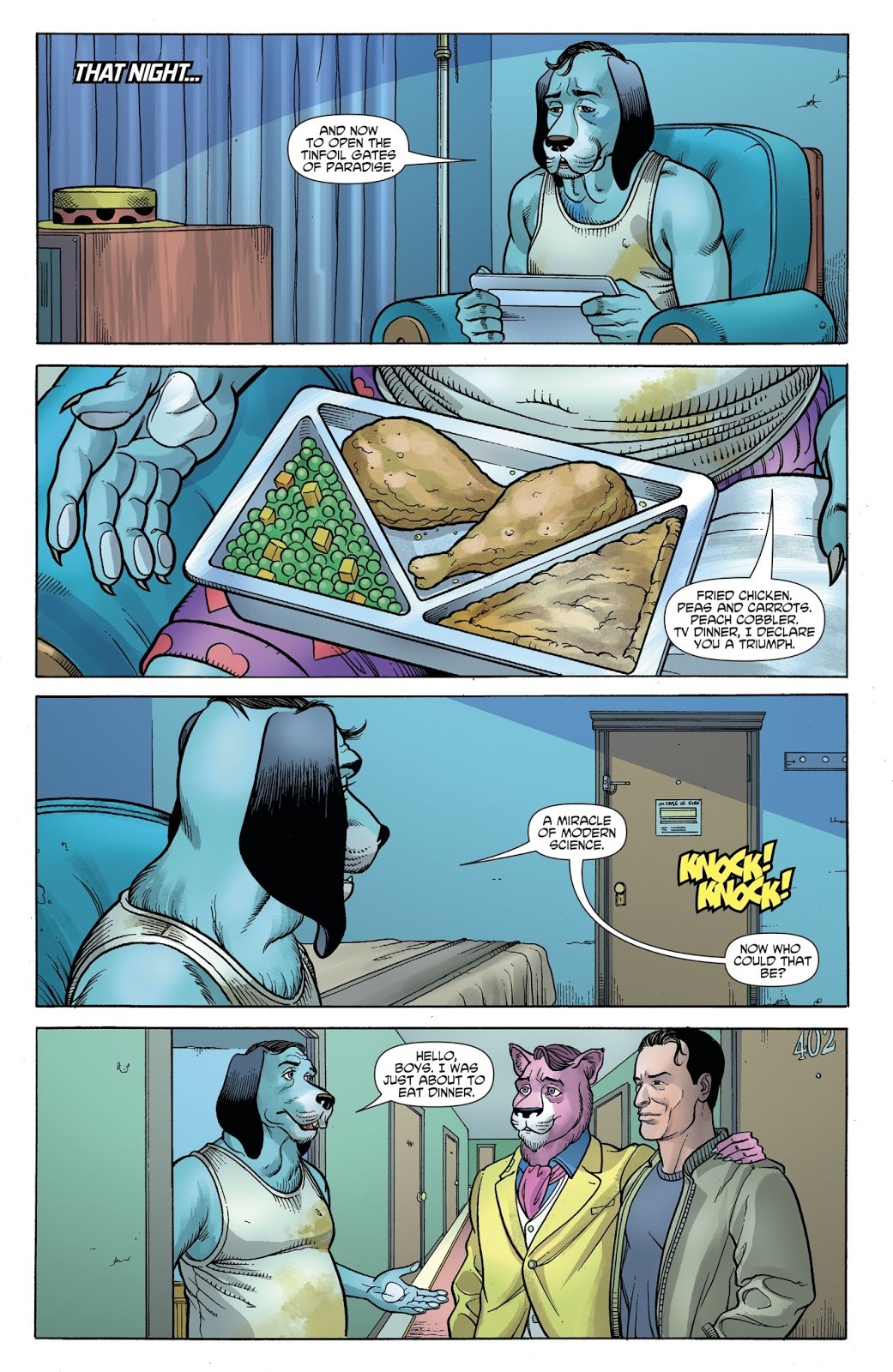 Huckleberry Hound’s underwear from Issue #2 of “Exit Stage Left: The Snagglepuss