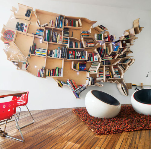 rifflebooks:  We want ALL. OF. THESE. Check out the full list of 20+ Of The Most Creative Bookshelves Ever via Bored Panda! 