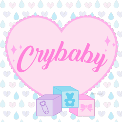 kinkkult:  “Those cry baby tears come out of the dark…&quot;💧🍼✨   Something I worked on tonight. I may make it a print not sure yet. 🦄🍼💧✨ 