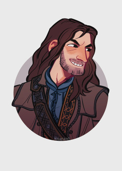 hoursago:  commission for johanirae of durin babies to match the thorin i drew :’) 
