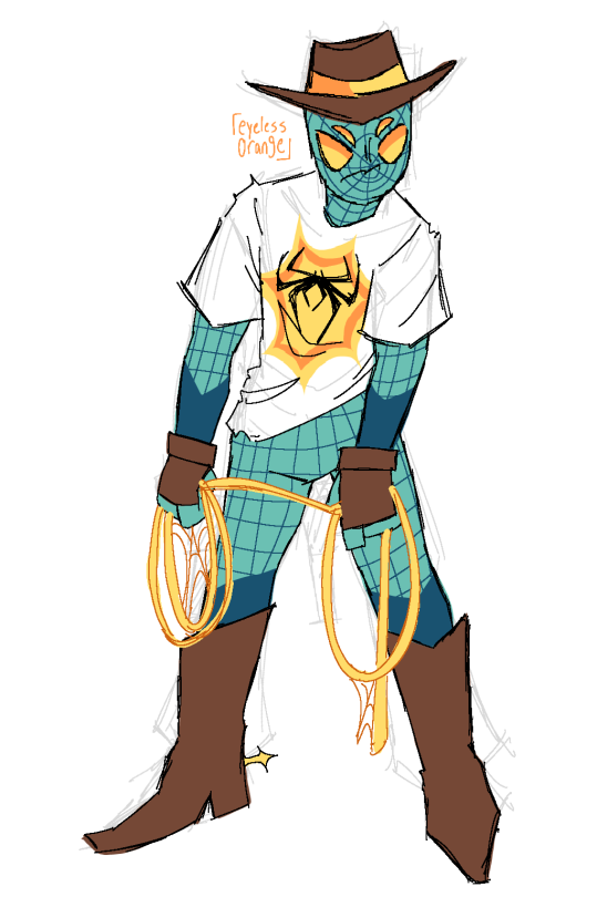 My Spidersona + Doodle W/ @empty-ted 's Spidersona