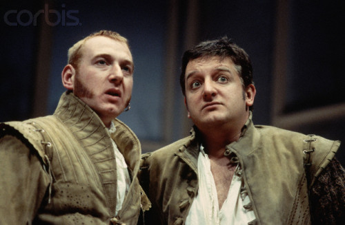 heyho-srb:Simon Russell Beale and Adrian Scarborough in ‘Rosencrantz and Guildenstern Are Dead’ at t