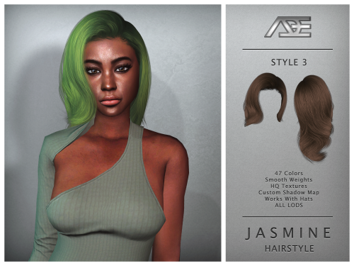 NEW HAIRSTYLES FOR SIMS 4 AT THESIMSRESOURCE!!!Hairstyles: Jasmine Hairstyle (Style 1) Jasmine Hairs