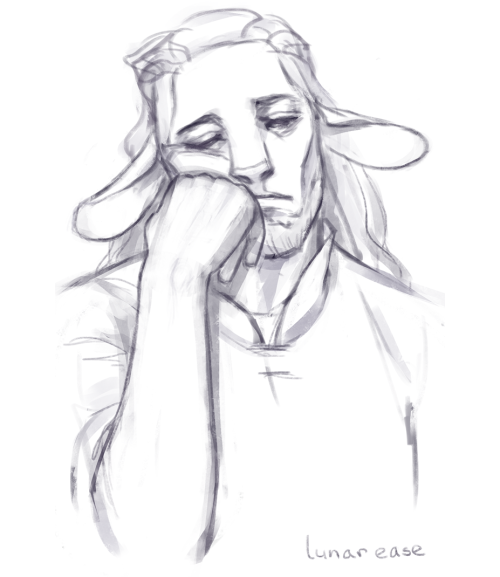 lunar-ease: Sad Caduceus from ep.36. Gentle boy had a really bad day (I think I really enjoy doing C