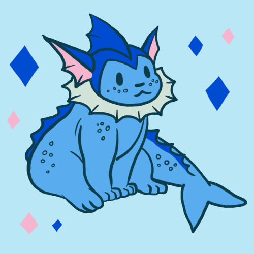 bone-sparrow: A  squishy vaporeon