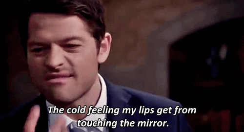 rockandrollchick:And this is when Dean realized Cas was actually Lucifer. x