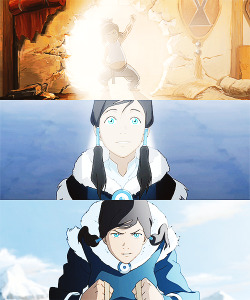 its-me-arty:  crossroads-of-destiny: Korra through the years  Beautiful the evolution of a character before our eyes…  ; u; &lt;3 &lt;3 &lt;3