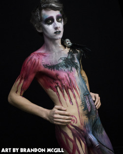brandonmcgill:  Testimonials!  Are you curious about how people feel when they get painted by me? Check this out!http://www.brandonmcgill.com/testimonials/Model is Jacob, painted by Brandon McGill