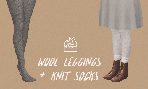 plumbjam: WOOL LEGGINGS + KNIT SOCKS To “celebrate” the kind of “spring” we have, here’s some warm, 