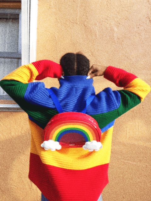 burntpicasso:unif sweater + backpack