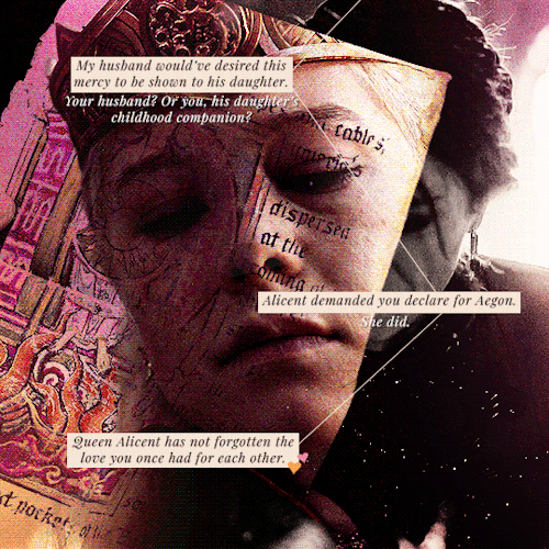 ALICENT HIGHTOWER APPRECIATION WEEK:DAY 5: Favorite Relationship Alicent & Rhaenyra