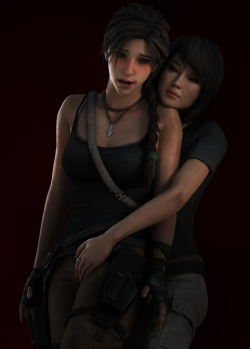 geekgames101: Lara x Sam by  VaBanes 