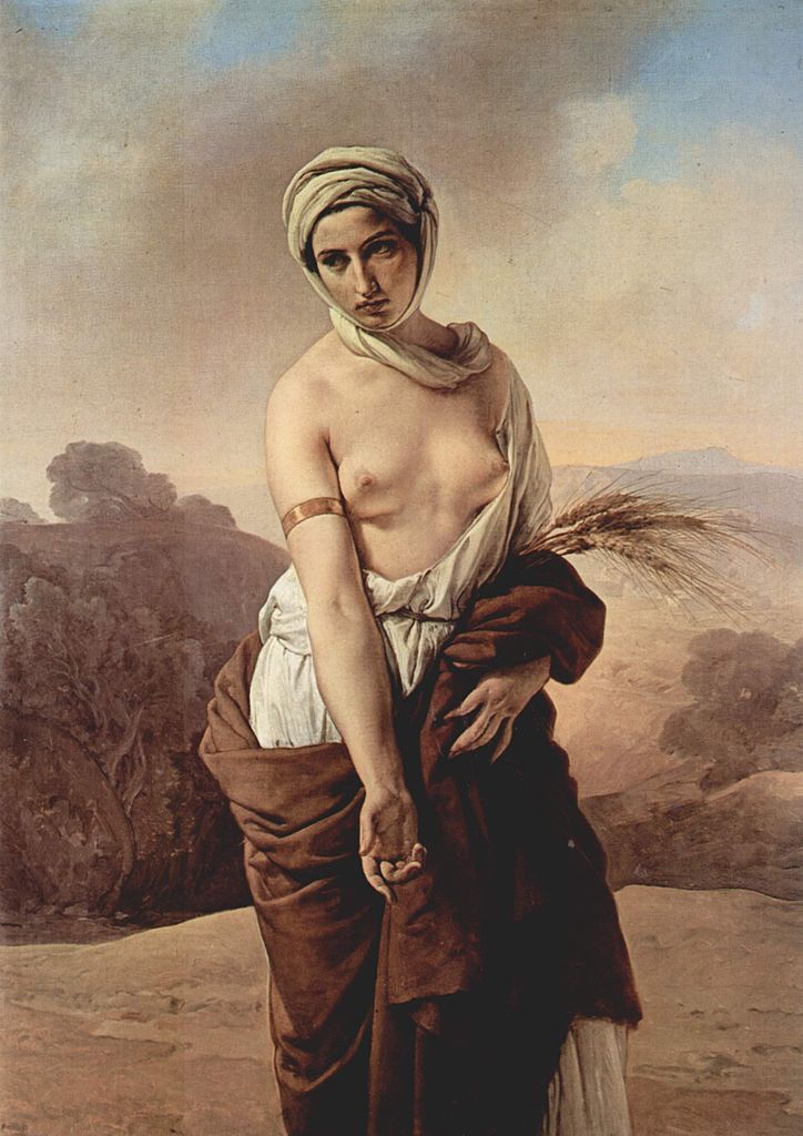 paintingispoetry:  Francesco Hayez, Ruth, 1835 
