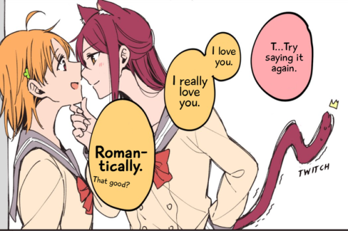 ✧･ﾟ: *✧ Confession Practice (She’ll Get It, Eventually) ✧ *:･ﾟ✧♡ Characters ♡ : Chika Takami &